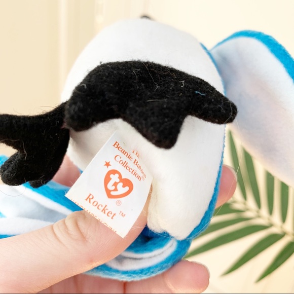 Vintage 1998 Beanie Baby Rocket the Blue Jay Bird, Rare Beanie Baby - Picture 7 of 7